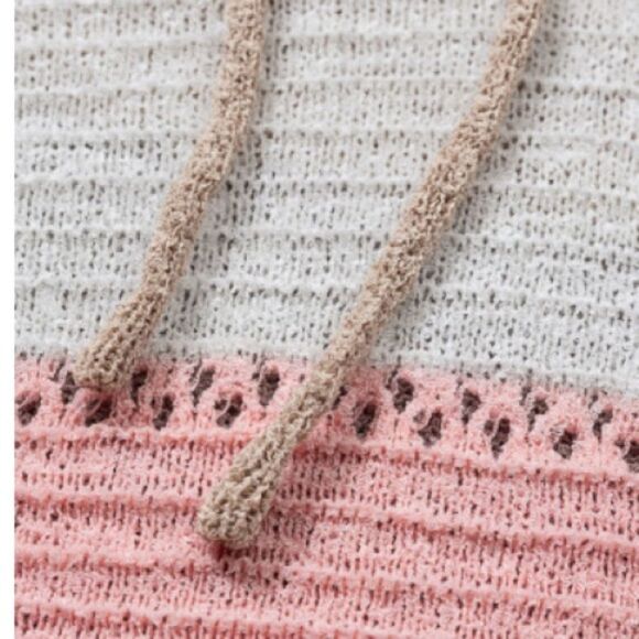 Multicolored Knitted Hoodie  - Picture 12 of 13